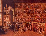    David Teniers The Archduke Leopold's Gallery oil painting reproduction